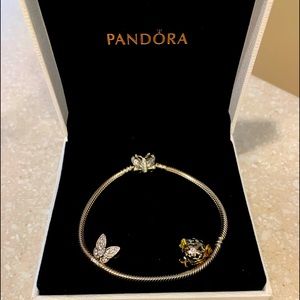 Pandora Decorative Butterfly Bracelet, Clear Cubic Zirconia
